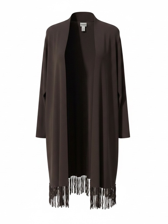 Chico's Sweaters - Chico’s long open front cardigan dark brown